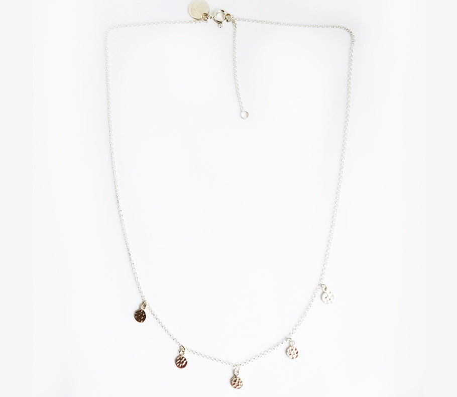 Mini deals disk necklace